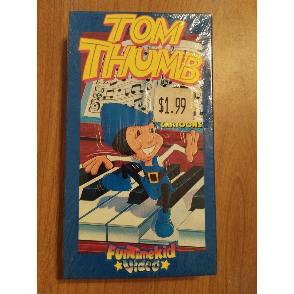 Tom Thumb (VHS, 1991) FunTimeKid Video - New & Sealed